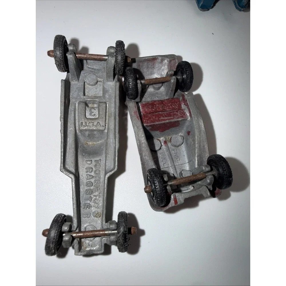 Vintage Metal Die Cast Toy‎ Car Lot Of 14: Tootsie, Midgetoy, Lesney Matchbox